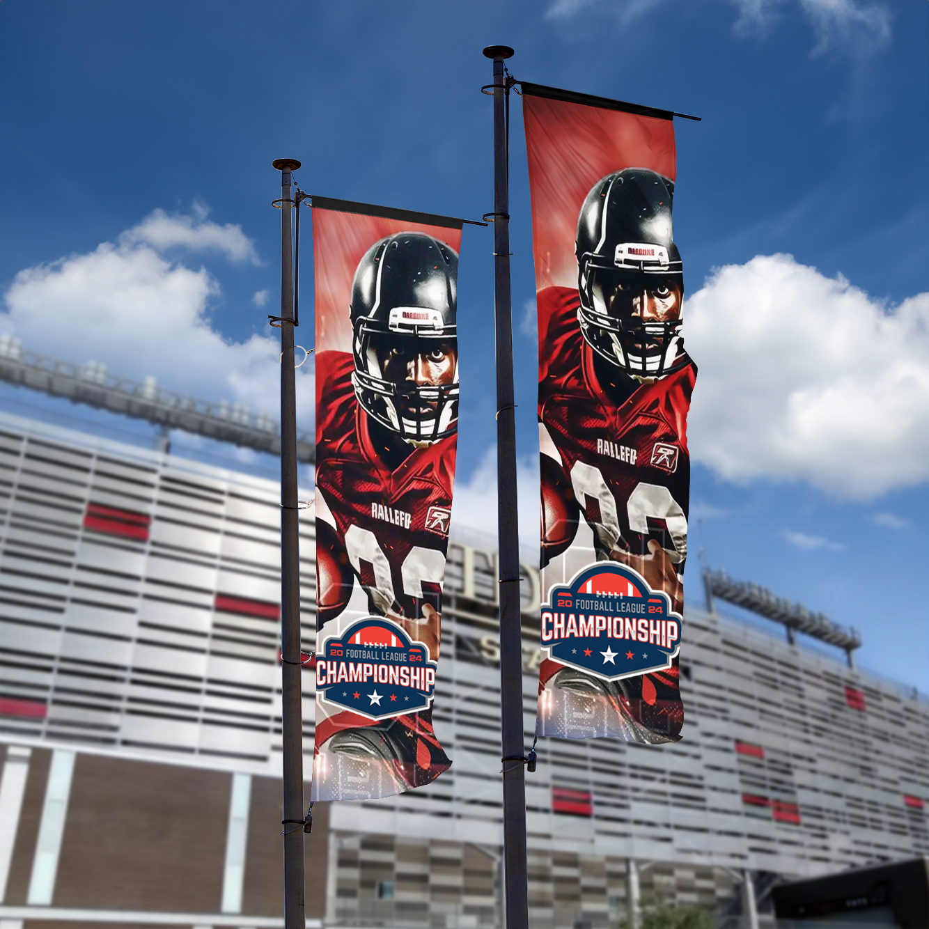 Custom Vertical Flags