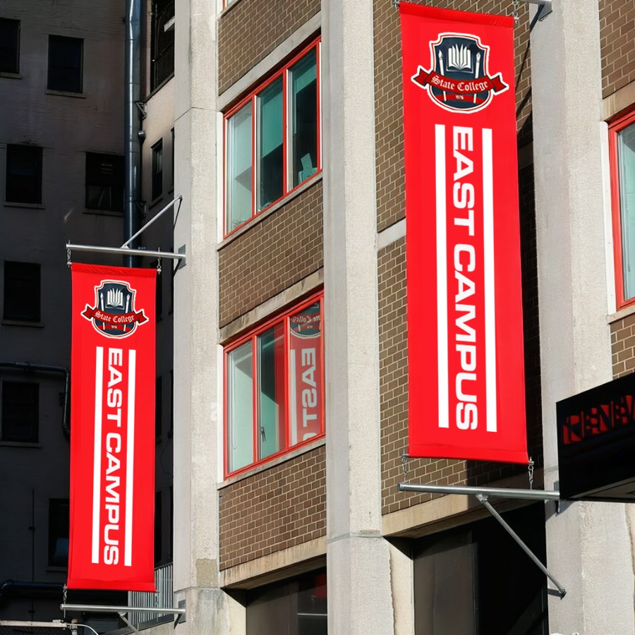 Custom Double Sided Pole Banner