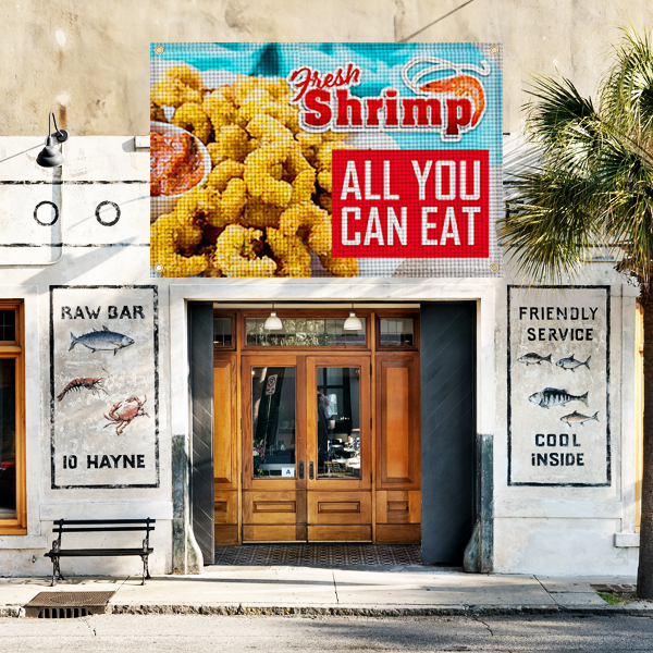 Custom Banner - 80/20 Premium Mesh